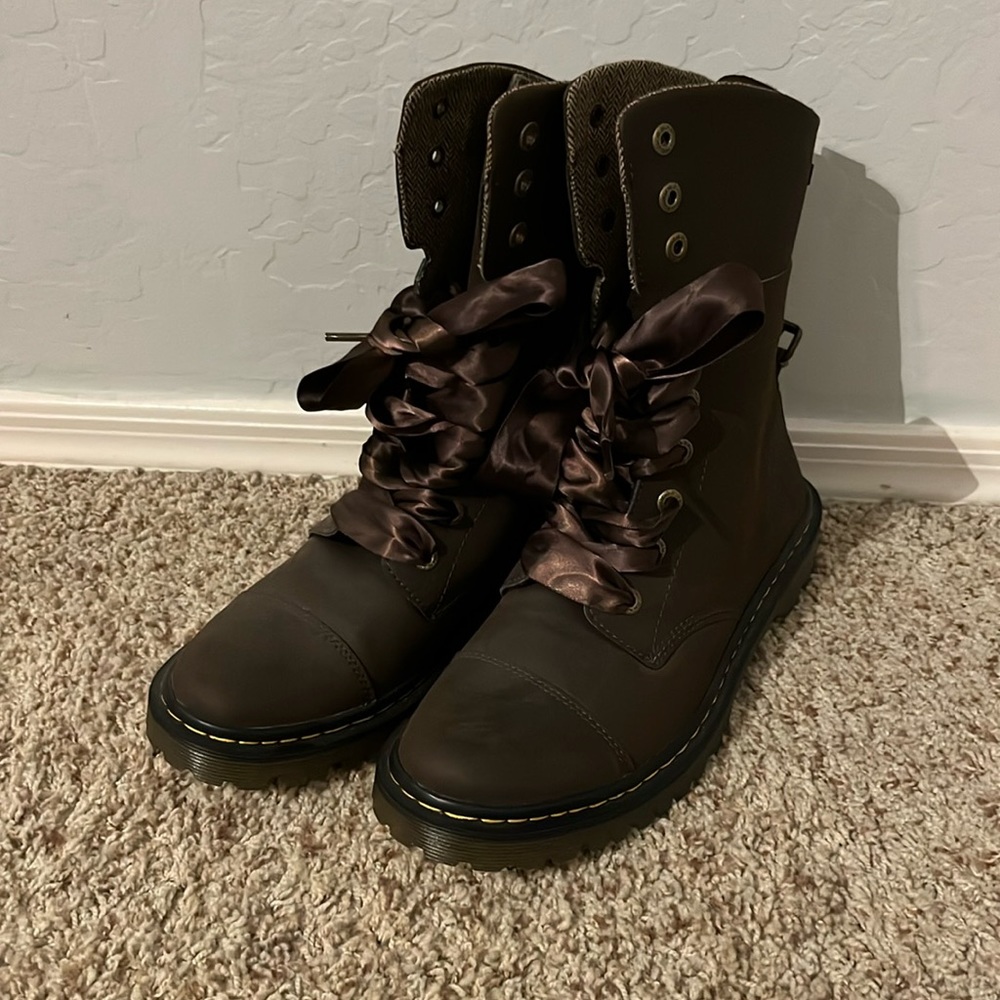 BRAND NEW Brown Doc Martens